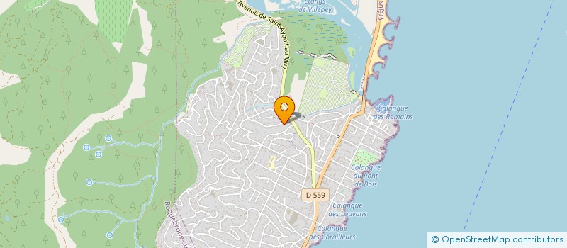 localisation de l'entreprise MONSIEUR JULIEN ANTOINE à FREJUS