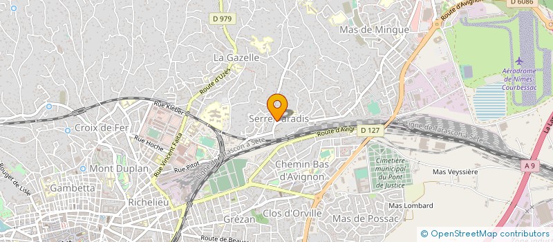 localisation de l'entreprise MONSIEUR JULIEN ANTONIUCCI  NIMES