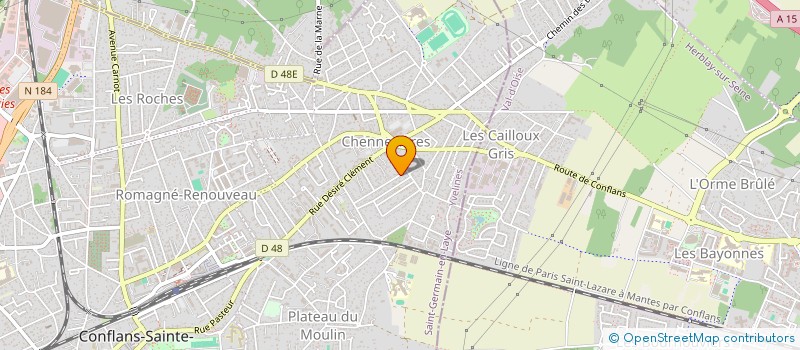 localisation de l'entreprise MONSIEUR JULIEN ANTUNES  CONFLANS-SAINTE-HONORINE