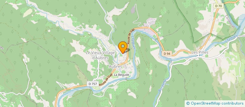 localisation de l'entreprise MONSIEUR JULIEN APPOLONIA  AUBRES