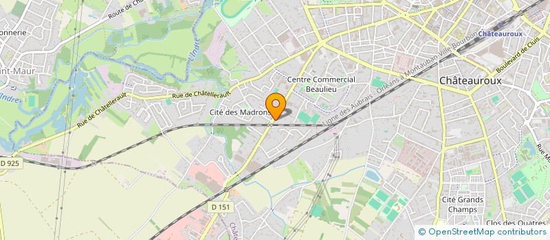 localisation de l'entreprise MONSIEUR JULIEN ARATUS à CHATEAUROUX