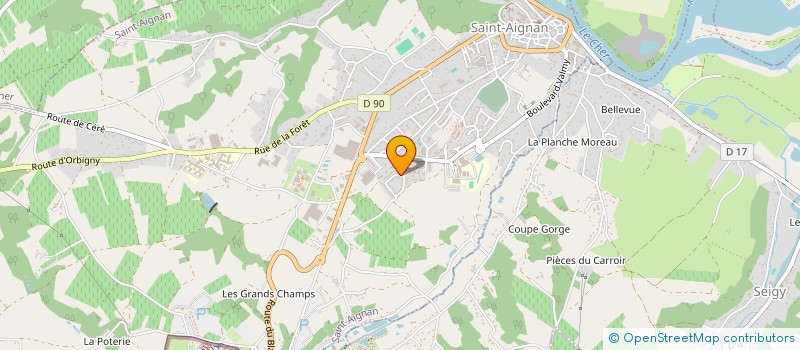 localisation de l'entreprise MONSIEUR JULIEN ARCHAMBAULT  SAINT-AIGNAN