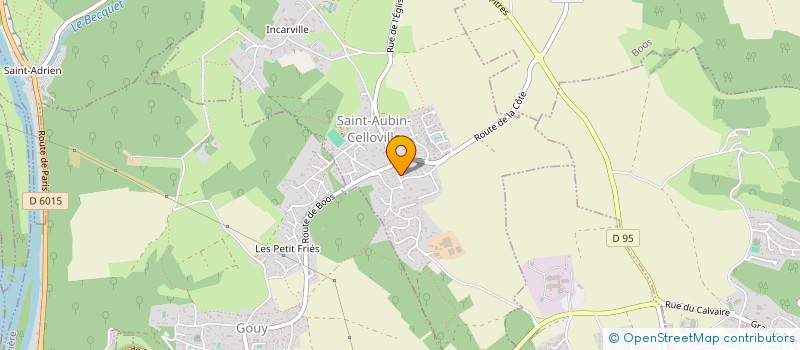 localisation de l'entreprise MONSIEUR JULIEN ARCHERAY  SAINT-AUBIN-CELLOVILLE