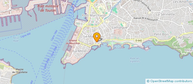 localisation de l'entreprise MONSIEUR JULIEN ARDID  TOULON