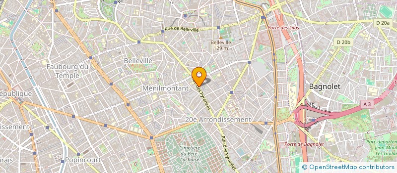 localisation de l'entreprise MONSIEUR JULIEN ARNAUD  PARIS