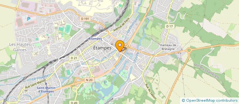 localisation de l'entreprise MONSIEUR JULIEN ARNOULD à ETAMPES