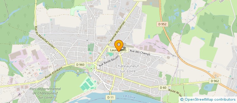 localisation de l'entreprise MONSIEUR JULIEN ARTIGUES à CHATEAUNEUF-SUR-LOIRE