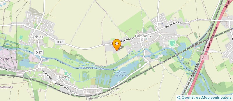 localisation de l'entreprise MONSIEUR JULIEN ASSET  FAMPOUX