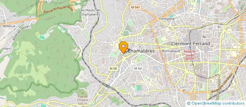 localisation de l'entreprise MONSIEUR JULIEN ASTIER à CHAMALIERES