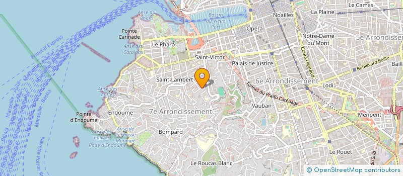 localisation de l'entreprise MONSIEUR JULIEN ASTINGS  MARSEILLE