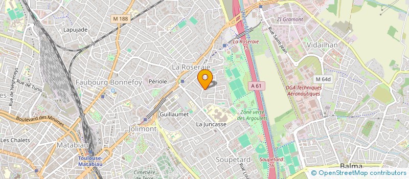 localisation de l'entreprise MONSIEUR JULIEN AUBOUE à TOULOUSE