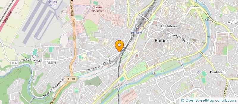 localisation de l'entreprise MONSIEUR JULIEN AUBOYNEAU à POITIERS