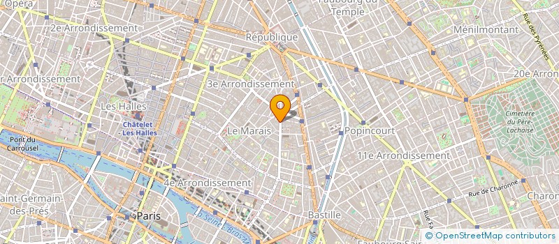 localisation de l'entreprise MONSIEUR JULIEN AUDEBERT  PARIS