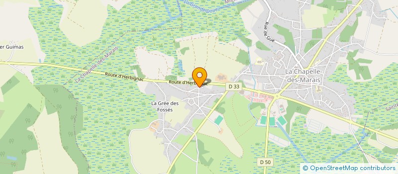 localisation de l'entreprise MONSIEUR JULIEN AUDRAIN à LA CHAPELLE-DES-MARAIS