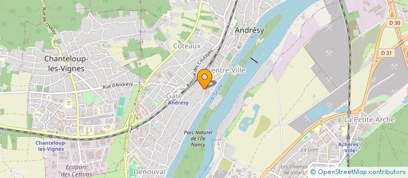 localisation de l'entreprise MONSIEUR JULIEN AUDUC  CHANTELOUP-LES-VIGNES