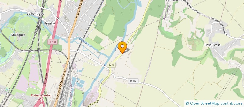 localisation de l'entreprise MONSIEUR JULIEN AUGER  CHASSENEUIL-DU-POITOU