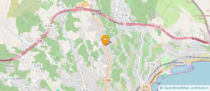 localisation de l'entreprise MONSIEUR JULIEN AUGIER  MENTON