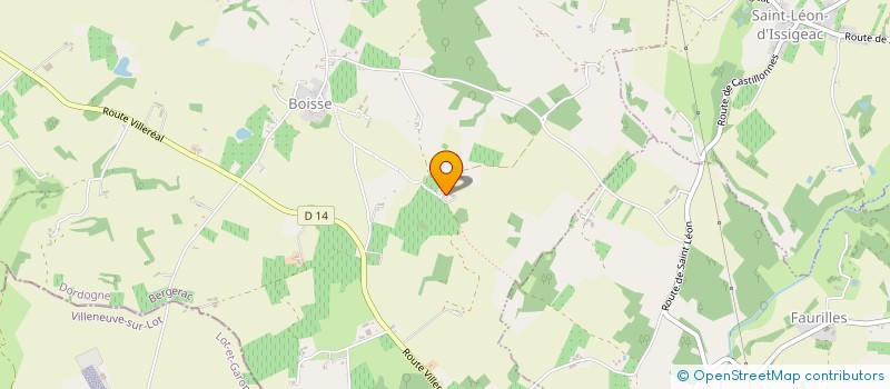 localisation de l'entreprise MONSIEUR JULIEN AUROUX  BOISSE
