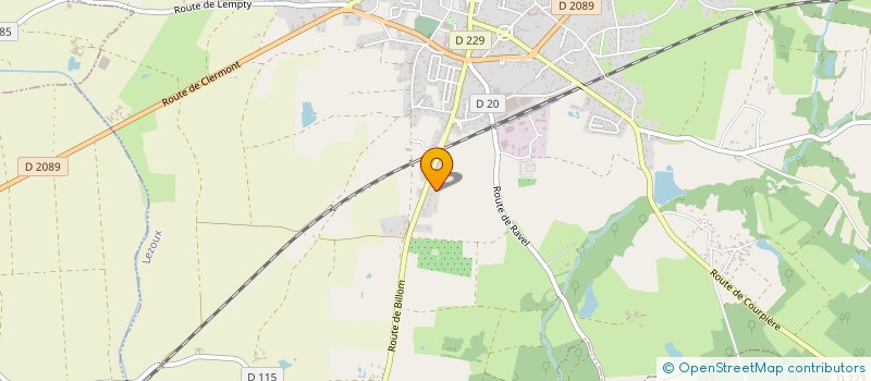 localisation de l'entreprise MONSIEUR JULIEN AUSSIZE  MOISSAT