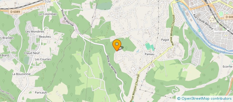 localisation de l'entreprise MONSIEUR JULIEN AUTOGUE  COULOUNIEIX-CHAMIERS