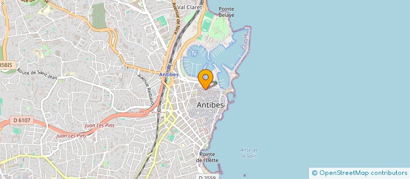 localisation de l'entreprise MONSIEUR JULIEN AVICEAU à ANTIBES