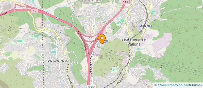 localisation de l'entreprise MONSIEUR JULIEN AVON  SEPTEMES-LES-VALLONS