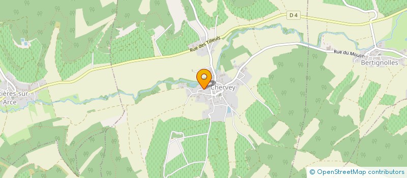 localisation de l'entreprise MONSIEUR JULIEN AVRAIN  CHERVEY