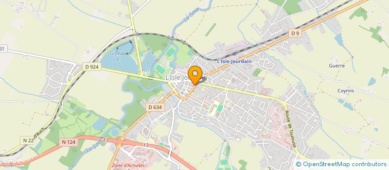 localisation de l'entreprise MONSIEUR JULIEN AYGOBERE à L'ISLE-JOURDAIN