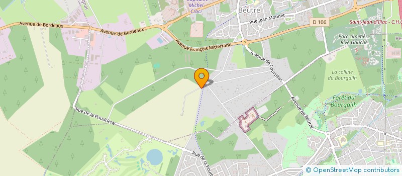 localisation de l'entreprise MONSIEUR JULIEN AZAIS à MERIGNAC
