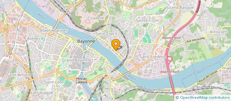 localisation de l'entreprise MONSIEUR JULIEN BABAUD  BAYONNE