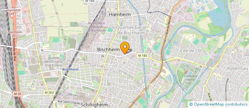 localisation de l'entreprise MONSIEUR JULIEN BABILON  BISCHHEIM