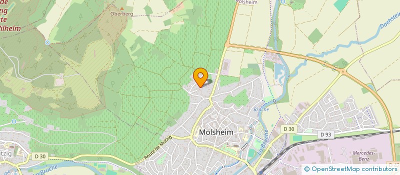 localisation de l'entreprise MONSIEUR JULIEN BACHARD  MOLSHEIM