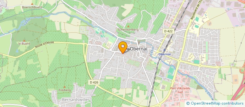 localisation de l'entreprise MONSIEUR JULIEN BAECHEL à OBERNAI