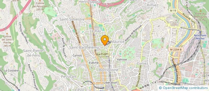 localisation de l'entreprise MONSIEUR JULIEN BAELEN  NICE