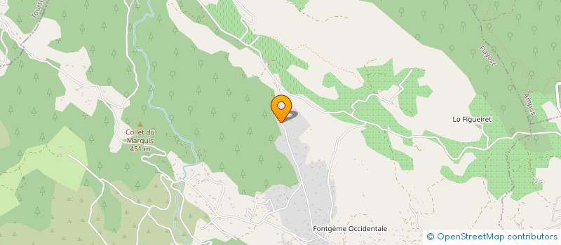 localisation de l'entreprise MONSIEUR JULIEN BAERT  FLAYOSC