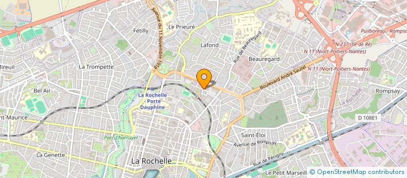 localisation de l'entreprise MONSIEUR JULIEN BAILLET  LA ROCHELLE