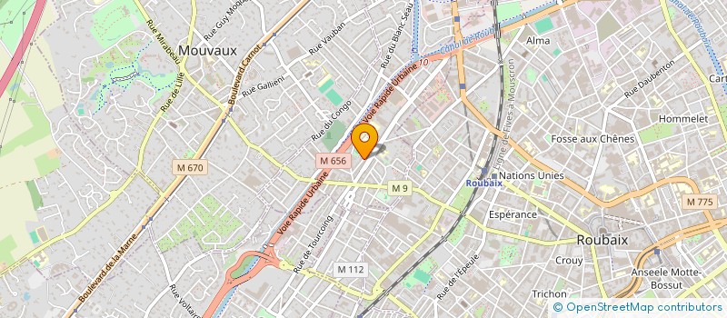 localisation de l'entreprise MONSIEUR JULIEN BAILLEUL  TOURCOING