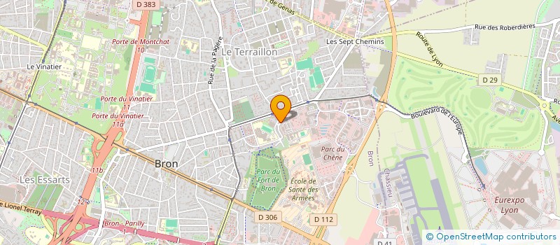 localisation de l'entreprise MONSIEUR JULIEN BAILLON  BRON