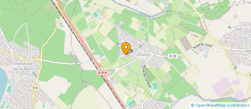 localisation de l'entreprise MONSIEUR JULIEN BAIOCCO  THEZA