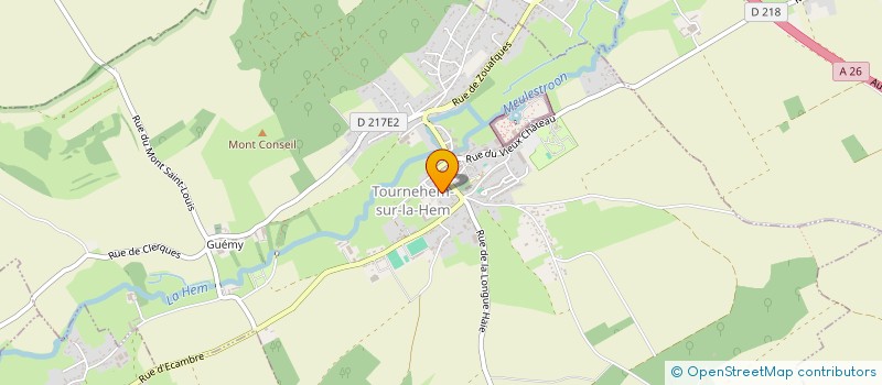 localisation de l'entreprise MONSIEUR JULIEN BAL  TOURNEHEM-SUR-LA-HEM