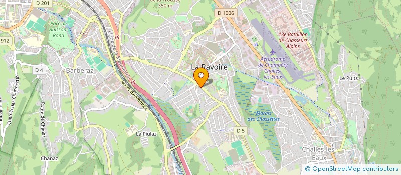 localisation de l'entreprise MONSIEUR JULIEN BALADDA  LA RAVOIRE