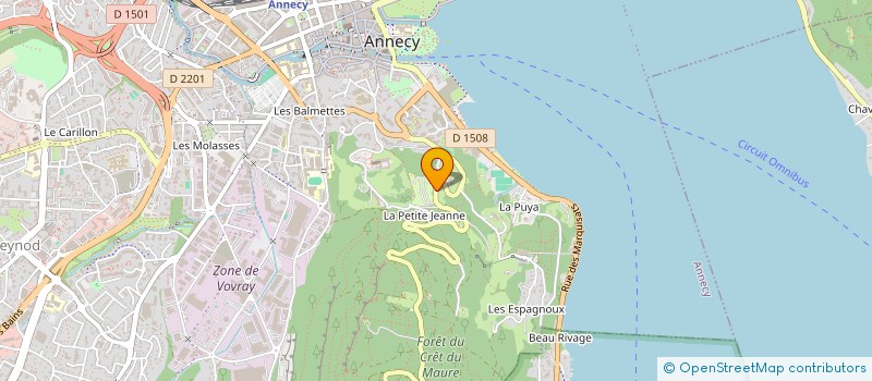 localisation de l'entreprise MONSIEUR JULIEN BALADOU à ANNECY