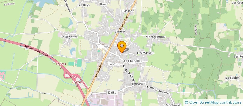localisation de l'entreprise MONSIEUR JULIEN BALIVET à FEILLENS