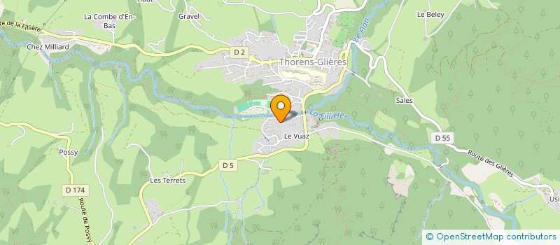 localisation de l'entreprise MONSIEUR JULIEN BALLUFFIER  FILLIERE