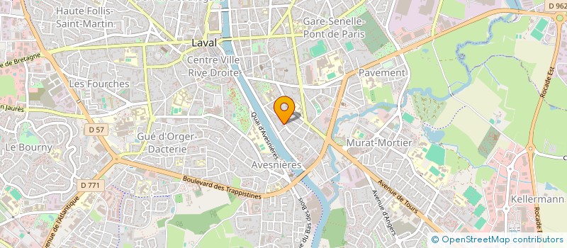 localisation de l'entreprise MONSIEUR JULIEN BALU  SAINT-OUEN-DES-TOITS