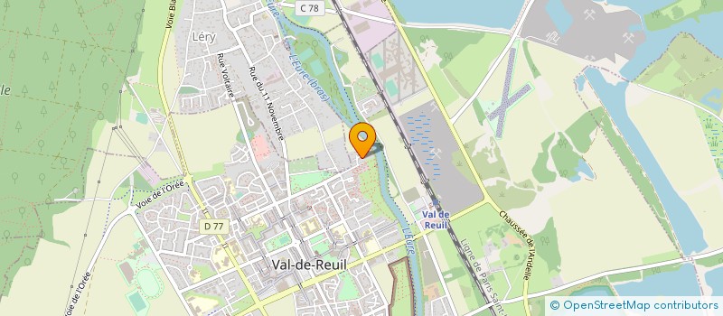 localisation de l'entreprise MONSIEUR JULIEN BANCE  VAL-DE-REUIL