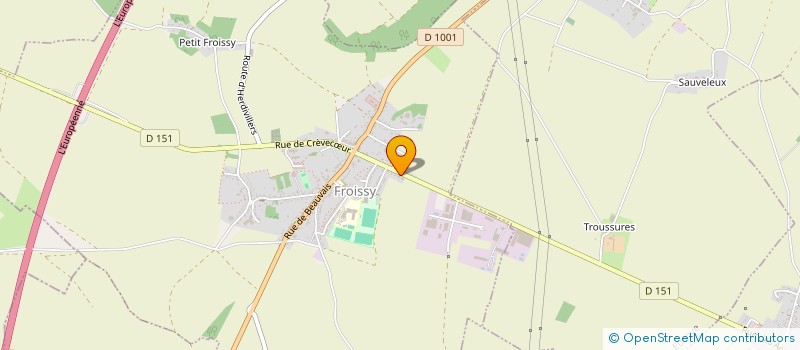 localisation de l'entreprise MONSIEUR JULIEN BAPTISTA  FROISSY