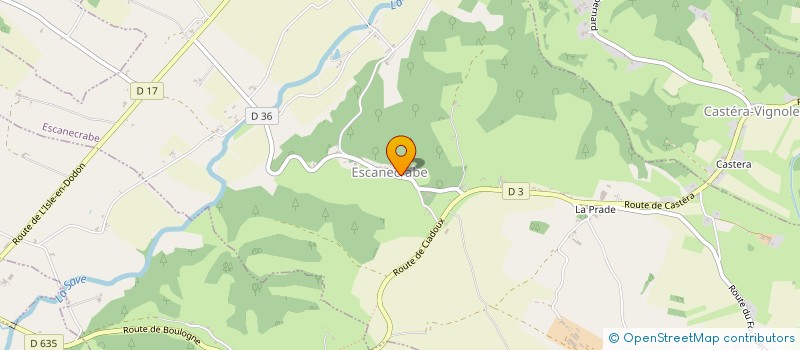 localisation de l'entreprise MONSIEUR JULIEN BAQUE  BOULOGNE-SUR-GESSE