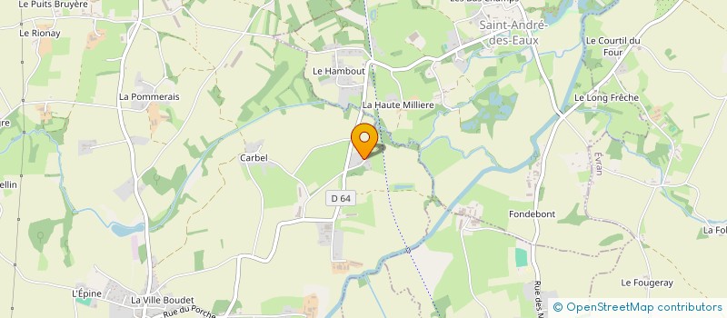 localisation de l'entreprise MONSIEUR JULIEN BARADA  SAINT-JUVAT