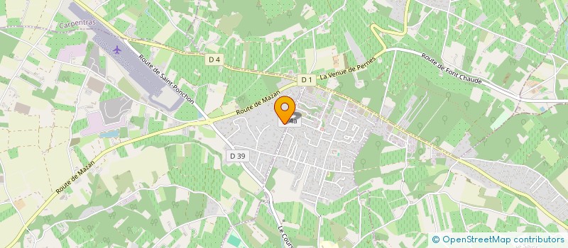 localisation de l'entreprise MONSIEUR JULIEN BARASCUD-CASANOVA  PERNES-LES-FONTAINES